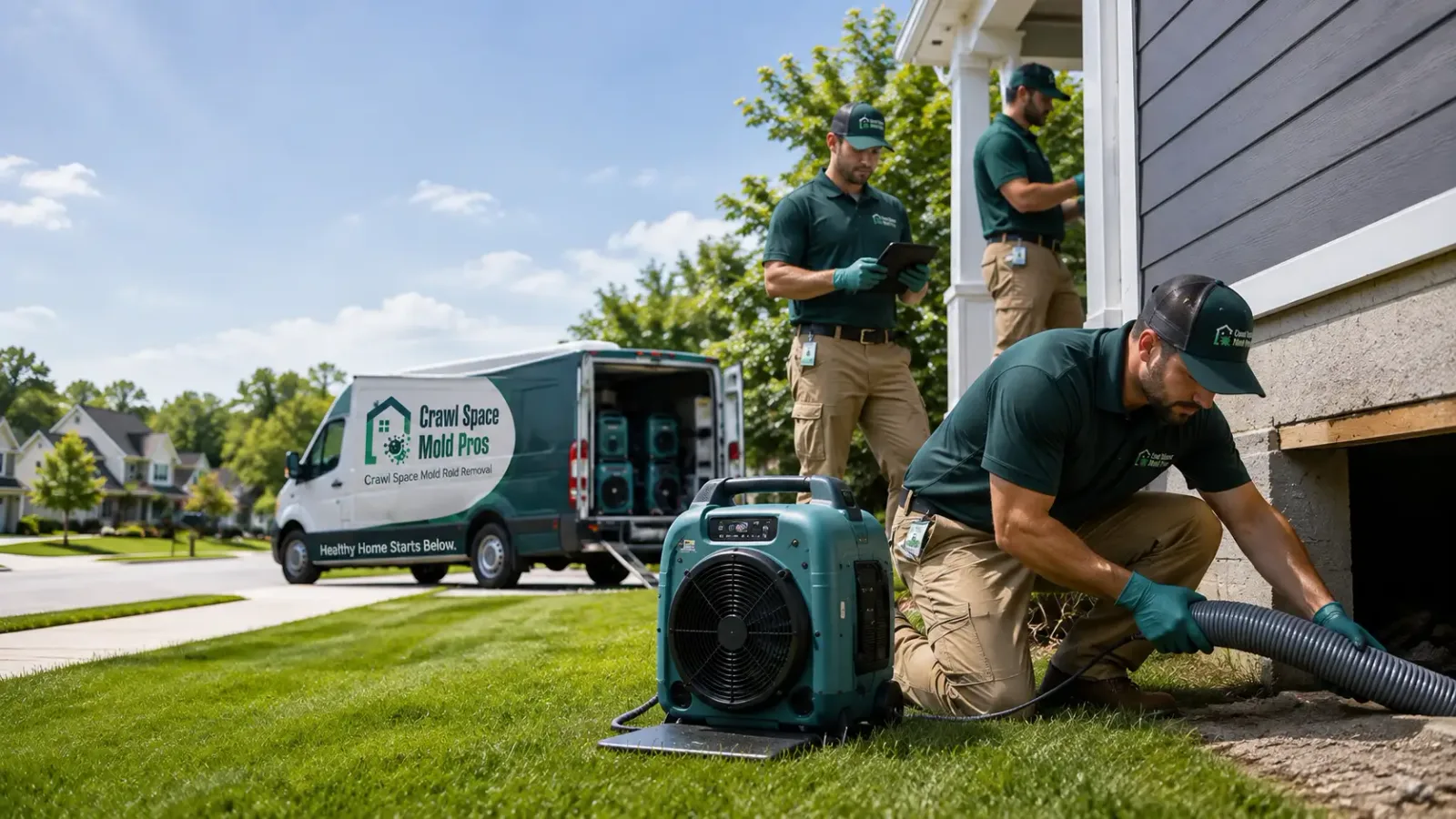 Crawl Space Mold Removal in East Hartland, CT